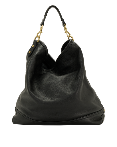 Effie Hobo, &pound;350, Handbags, Black, Leather, Front view